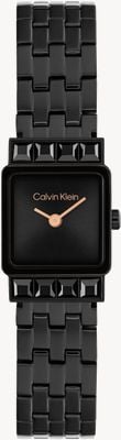 Calvin Klein Poise (16mm) Black Dial / Black PVD Stainless Steel Bracelet 25100163