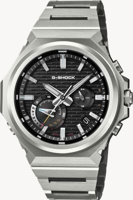 Casio G-Shock G-Steel GST-B1000 Series (44.2mm) Black 'Brick Pattern' Dial / Stainless Steel Bracelet GST-B1000D-1AER