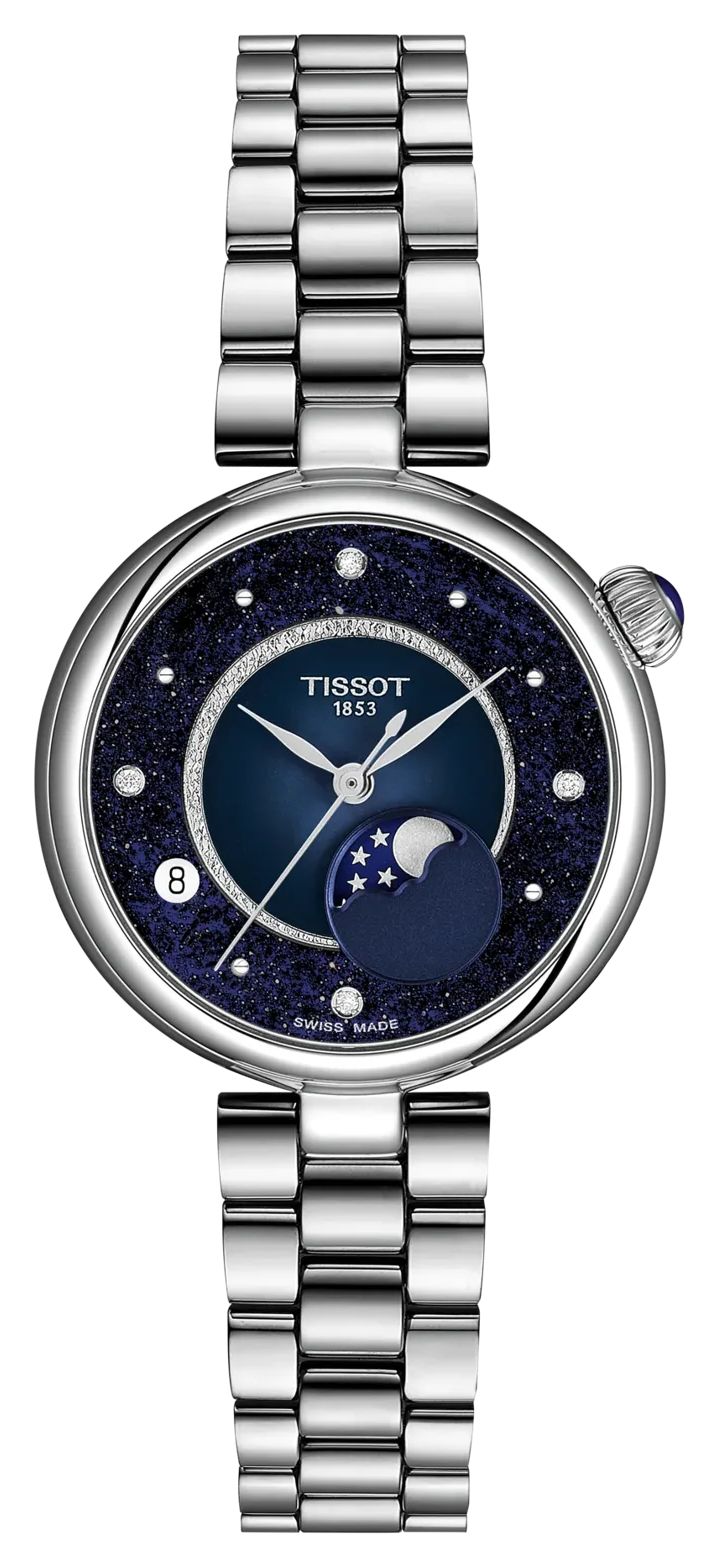 Tissot T1522231149600 Desir Moonphase Quartz (29.6mm) Blue Watch