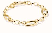 Thomas Sabo Gold Plated Charm Bracelet – Connect C1203-S02-39-L19