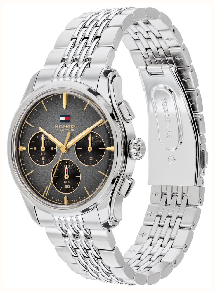 Tommy Hilfiger The Empire Stainless Steel Black Dial Watch 1710812 - alternate view 2