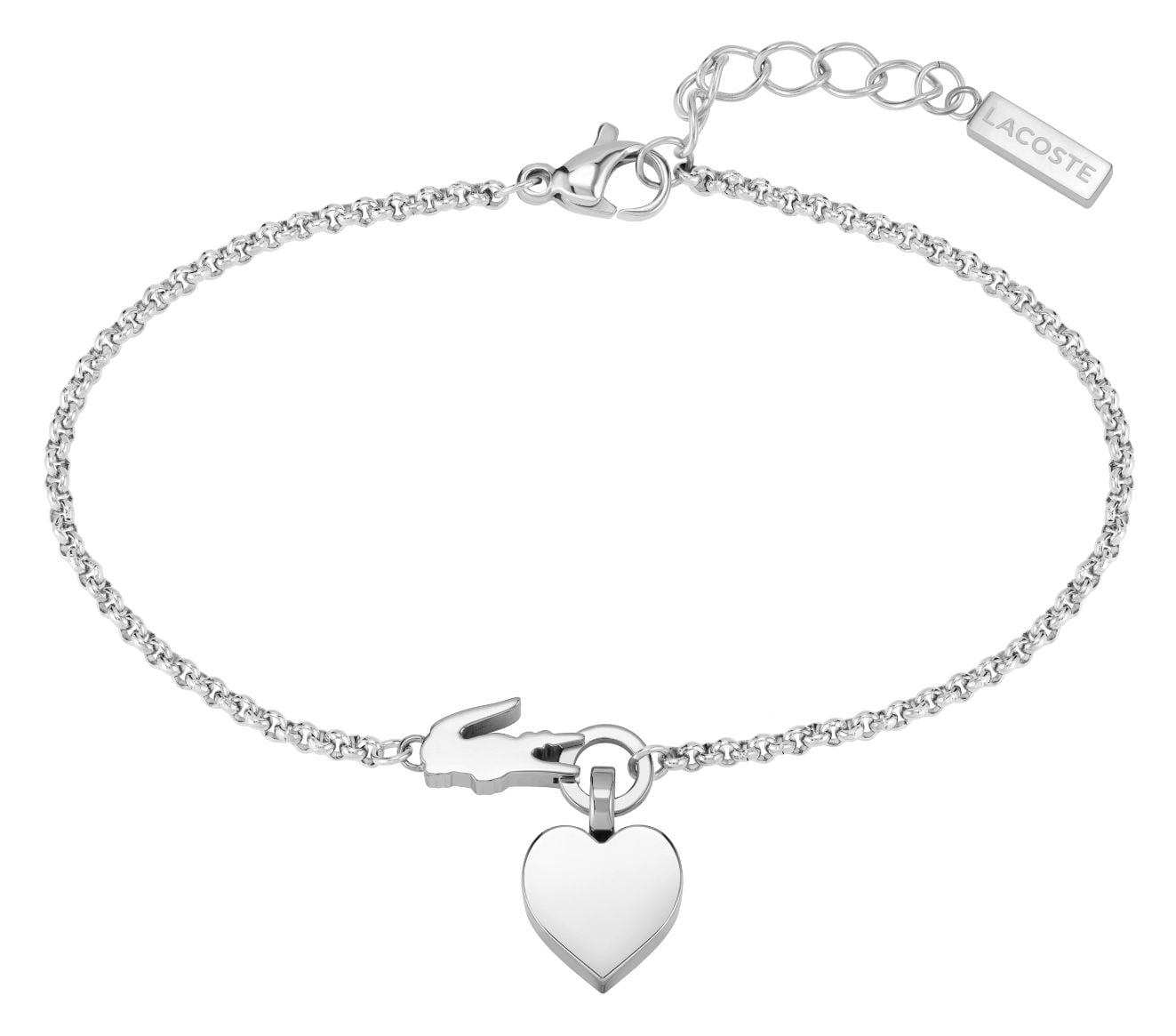 Lacoste 2040027 Love My Croc Heart Stainless Steel With Jewellery