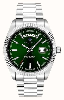 GANT Fairfax Day/Date Quartz (41mm) Green Dial / Stainless Steel Bracelet G189003