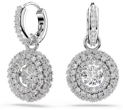 Swarovski Sublima drop hoop round cut earrings 5738193