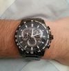 Customer picture of Citizen Men's Radio Controlled Perpetual A-T Chronograph Black IP AT4007-54E