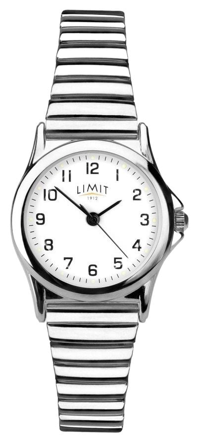 Limit 6999 Classic (22mm) White Dial / Silver Expandable Watch