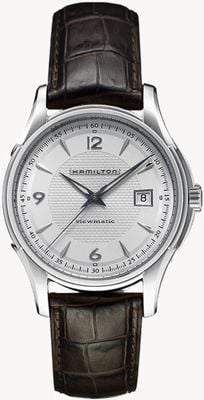 Hamilton Jazzmaster Viewmatic Automatic (40mm) Silver Dial / Brown Leather Strap H32515555