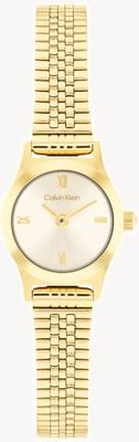 Calvin Klein CK CONTEMPORARY Two-Hand Quartz (18mm) Gold Dial / Gold PVD Stainless Steel Bracelet 25100201