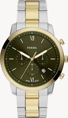 Fossil Neutra 44 mm Chronograph Two-Tone Stainless Steel FS6189