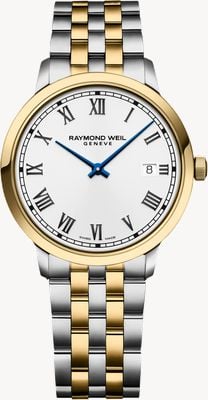 Raymond Weil Toccata Classic Quartz (39mm) White Dial / Two-Tone Stainless Steel Bracelet 5485-STP-00359
