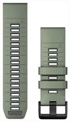 Garmin QuickFit® 26 Watch Bands, Willow/Graphite Silicone 010-13393-04