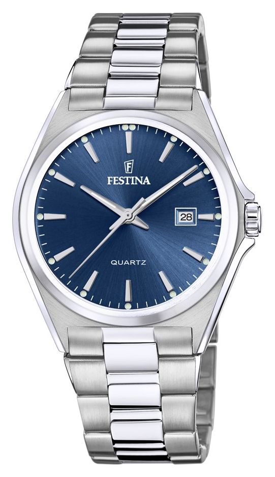 Festina F20552/3 Men's | Blue Dial | Stainless Steel Watch