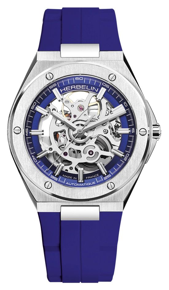 Herbelin 1645SQ115CBC Cap Camarat Skeleton Automatic (40.5mm Watch