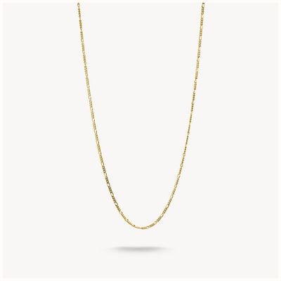 Thomas Sabo Charm Necklace Figaro Design Gold-plated KE2329-413-39-L45V