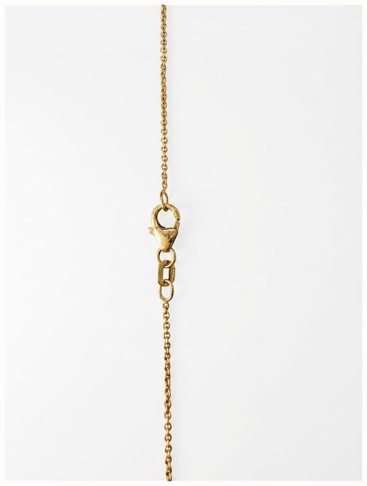 9ct Yellow Gold Drop Pendant Necklace J87184 - alternate view 3