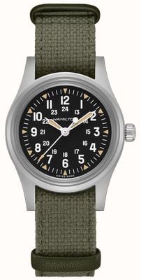 Hamilton Khaki Field Mechanical Special Edition (36mm) Black Dial / Khaki Cotton NATO Strap H69399930