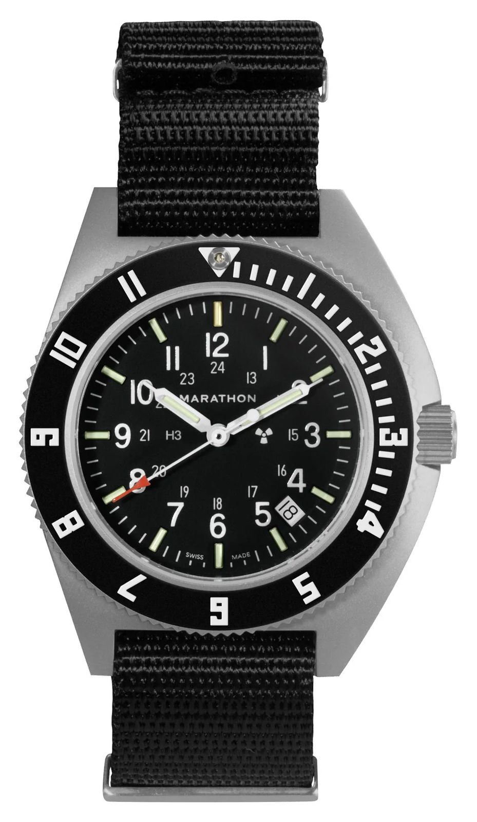 Marathon WW194013SS-0103 SSNAV-D Steel Navigator Date Quartz Watch