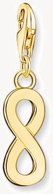 Thomas Sabo Yellow Gold Plated Infinity Charm Pendant 1990-413-39