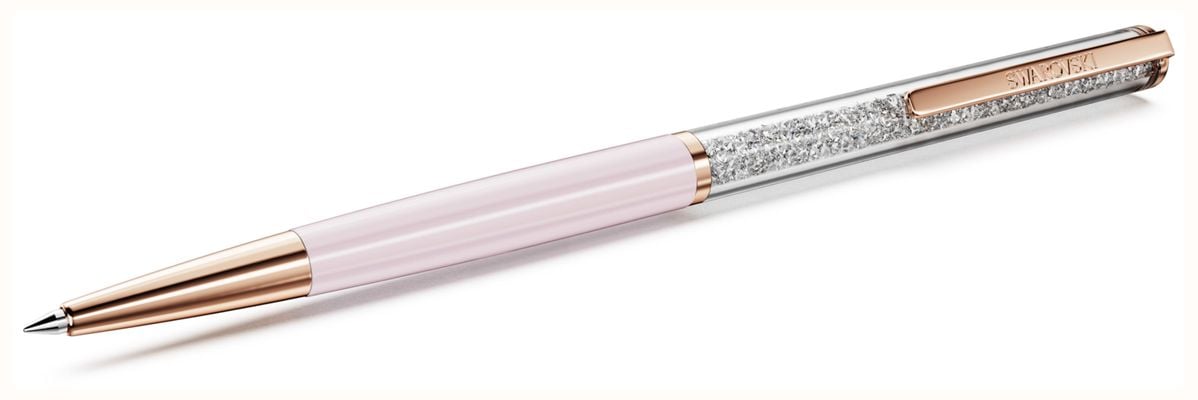 Swarovski Crystalline Ballpoint Pen Pink Lacquered Rose Gold-Tone Plated 5709614