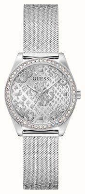 Guess Women's BOA (32mm) Silver Dial / Stainless Steel Mesh Bracelet GW0748L1