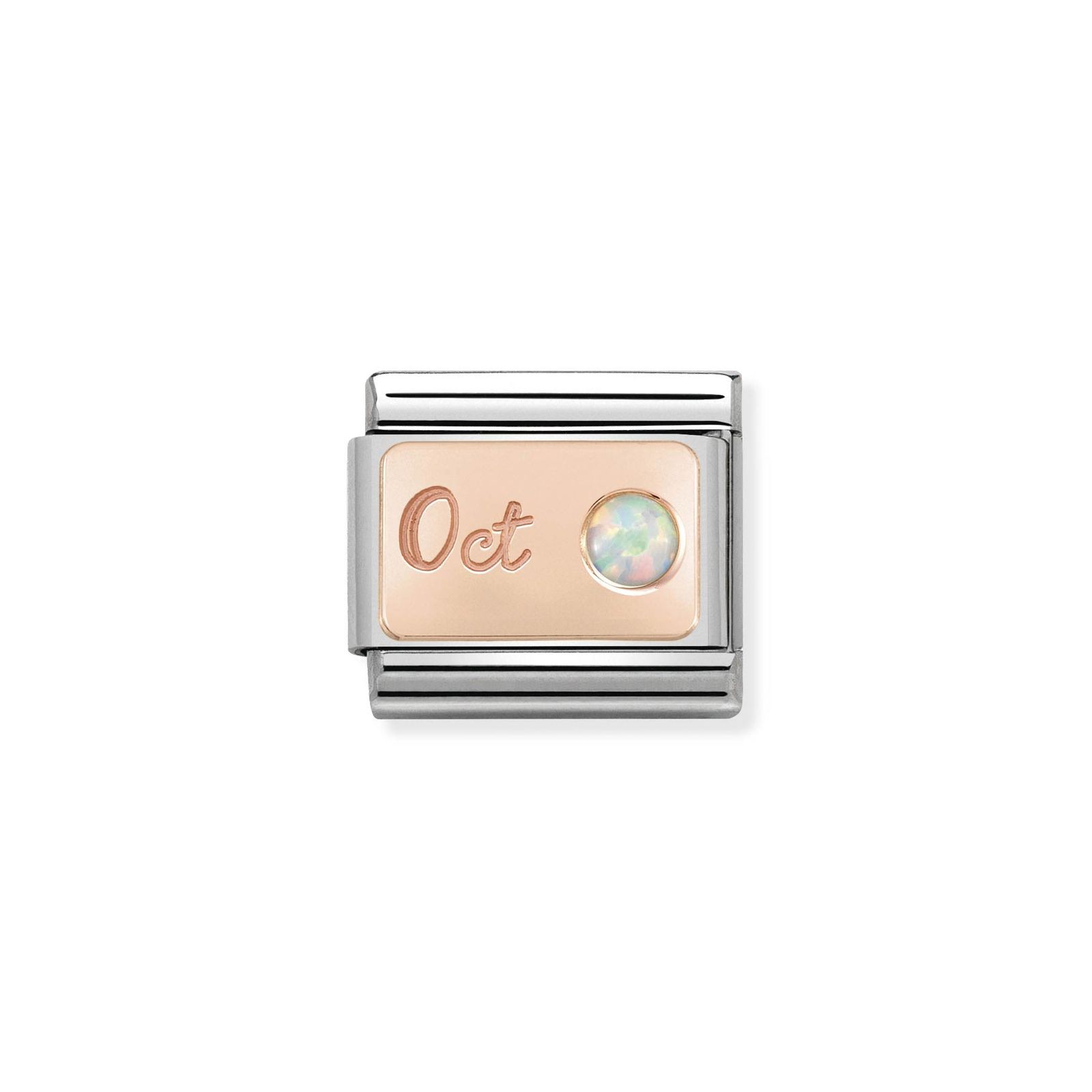 Nomination 430508/10 Classic October Birthstone Opal 9ct Jewellery