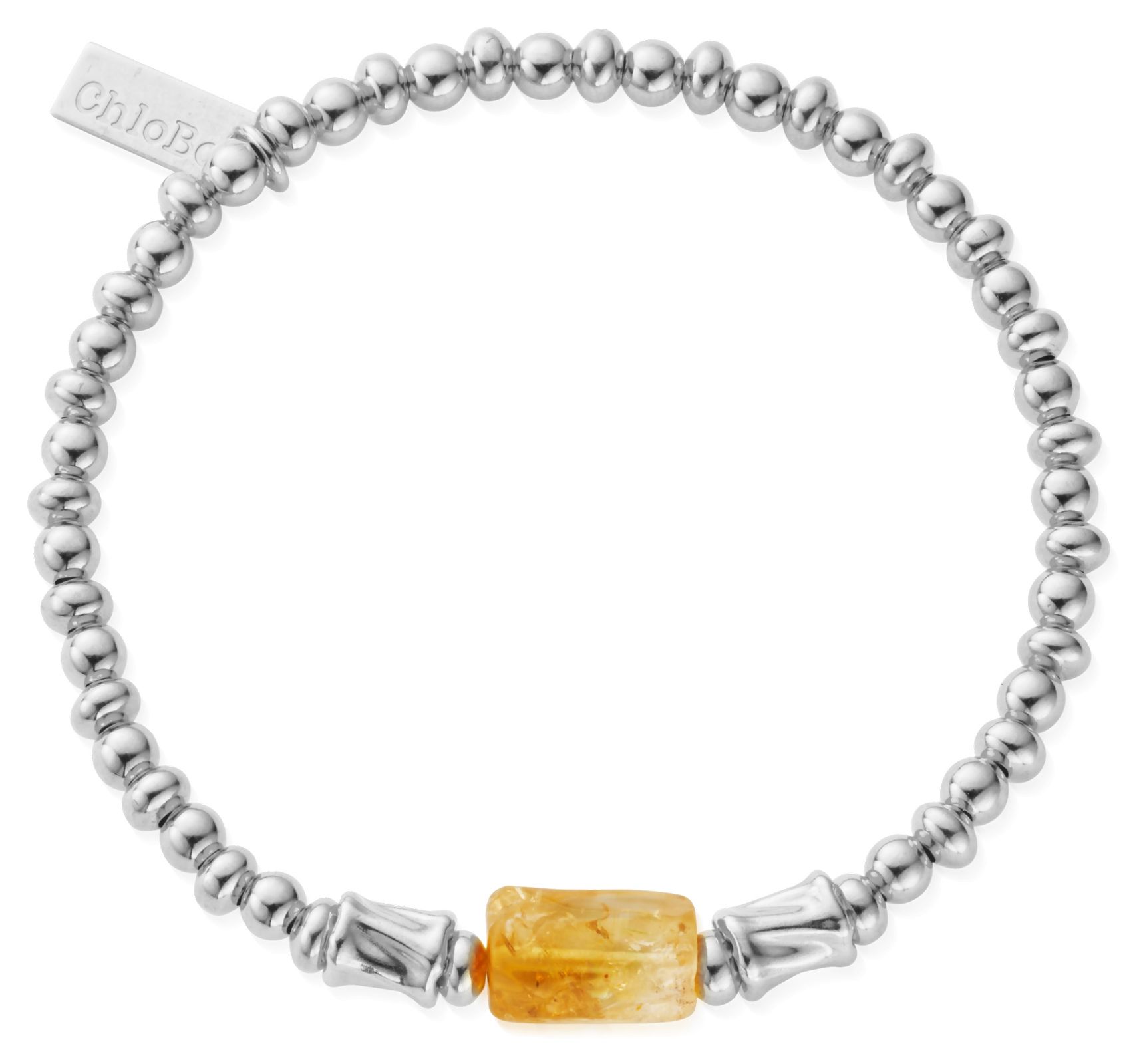 ChloBo SBSSC Joy Spirit Stone Bracelet - Citrine - 925 Jewellery