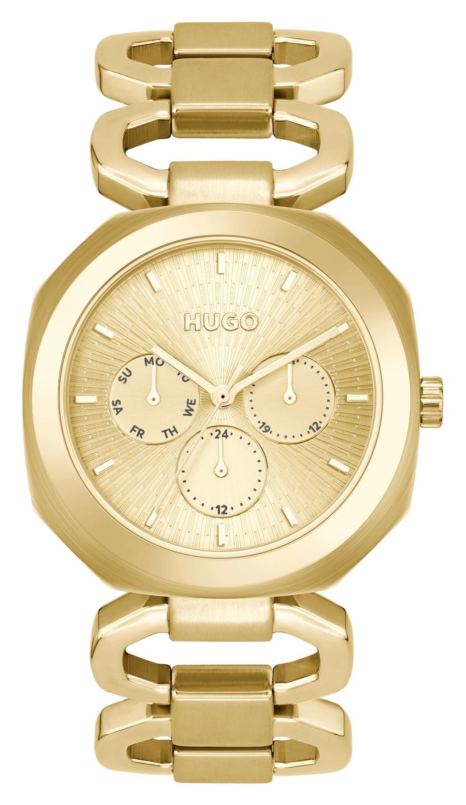 HUGO 1540150 Women’s #INTENSE | Gold Dial | Gold Stainless Watch