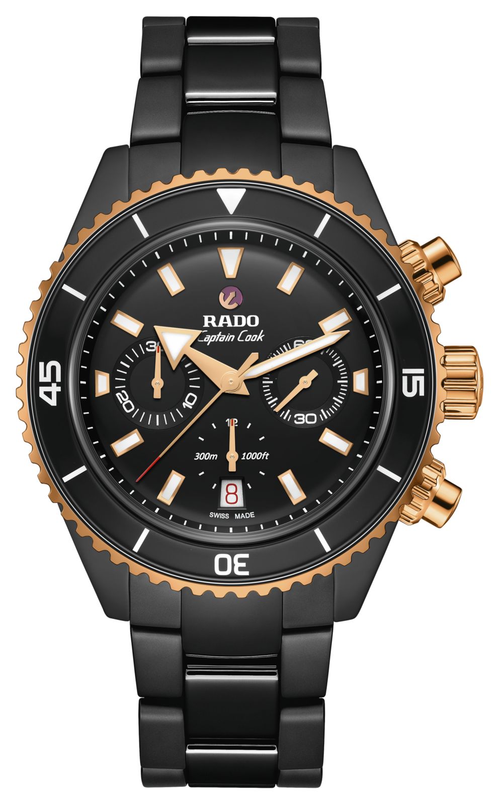 RADO R32190153 Captain Cook High-Tech Ceramic Chronograph ( Watch