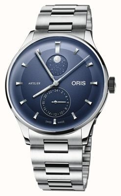 ORIS Artelier Complication Automatic (39.50mm) Midnight Blue Dial / Stainless Steel Bracelet 01 782 7811 4055-07 8 20 20
