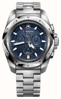 Victorinox I.N.O.X. Chrono (43mm) Blue Dial / Stainless Steel Bracelet 241985