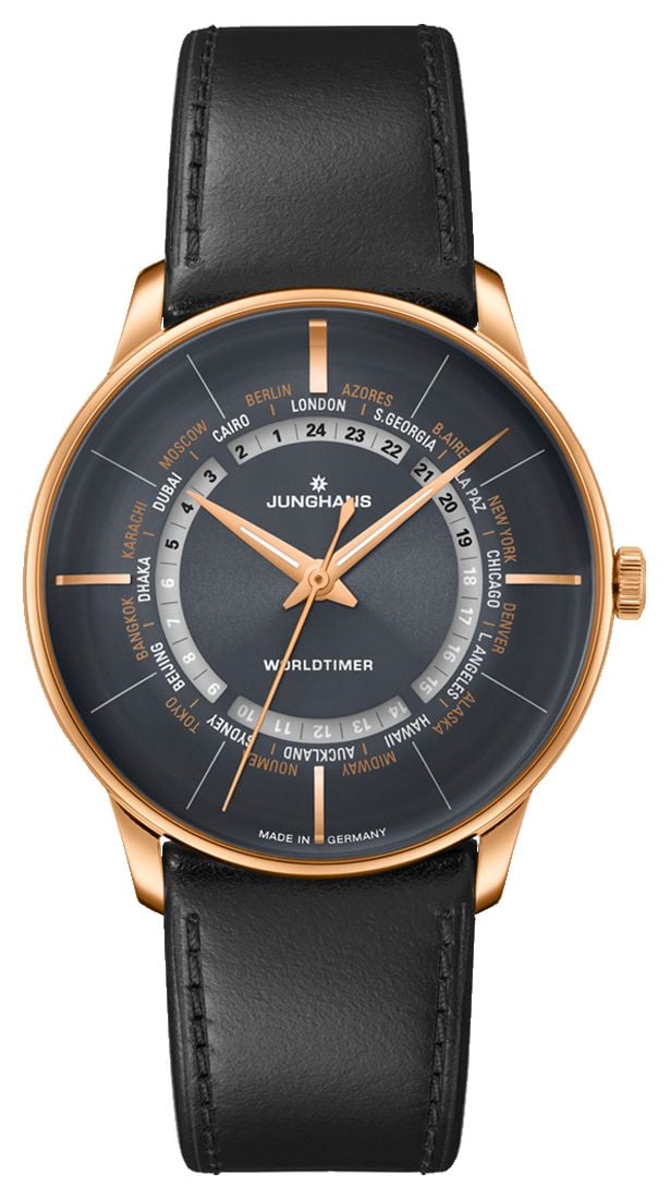 Junghans 27/5013.01 Meister Worldtimer Automatic (40.4mm) Watch