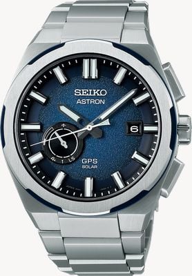 Seiko Astron 3X ‘Earth’ (42mm) Blue Dial / Titanium Bracelet SSJ023J1