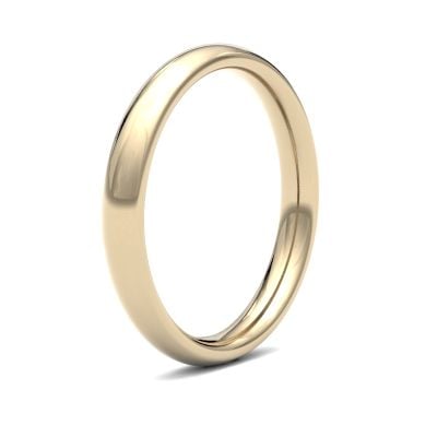 James Moore Wedding Ring  | 3mm | Heavy | Size Traditional Court | AG_3GHC-9Y AG_3GHC-9Y