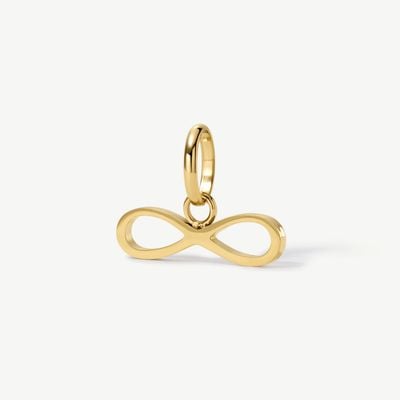 D.LOUISE Gold Tone Mini Infinity Charm Pendant CH-32