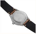 Damasko DF10 Three-Hand Automatic (39mm) Old Radium Black Dial / 'Vintage' Brown Leather Strap Watch DF10-AUTO RADIUM - alternate view 3