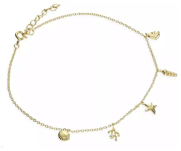 CME Leicester Limited H3218/Y Sterling Silver Gold Plated ' Jewellery