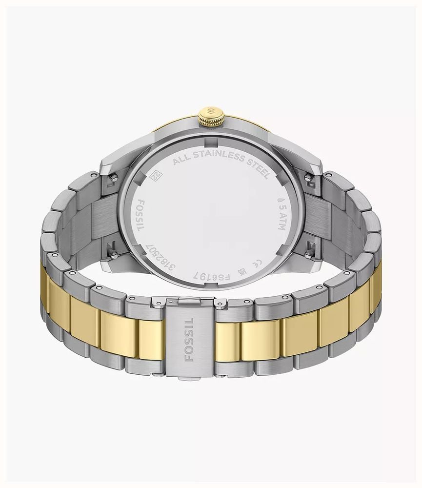 Fossil Pearson 42 mm Multifunction Two-Tone Stainless Steel Watch FS6197 - alternate view 4