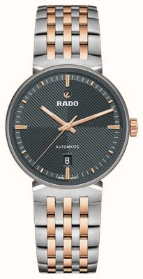 RADO Florence Automatic (39mm) Embossed Grey Dial / Two-Tone Stainless Steel Bracelet R48903103