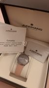 Customer picture of Junghans Meister Fein Kleine Automatic 35mm Anthracite/Pink 27/4231.00
