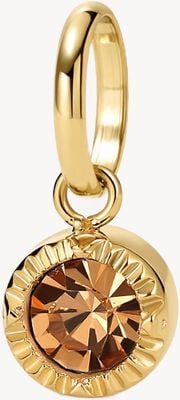 D.LOUISE Mini Bezel Birthstone November/Citrine CH-40-11