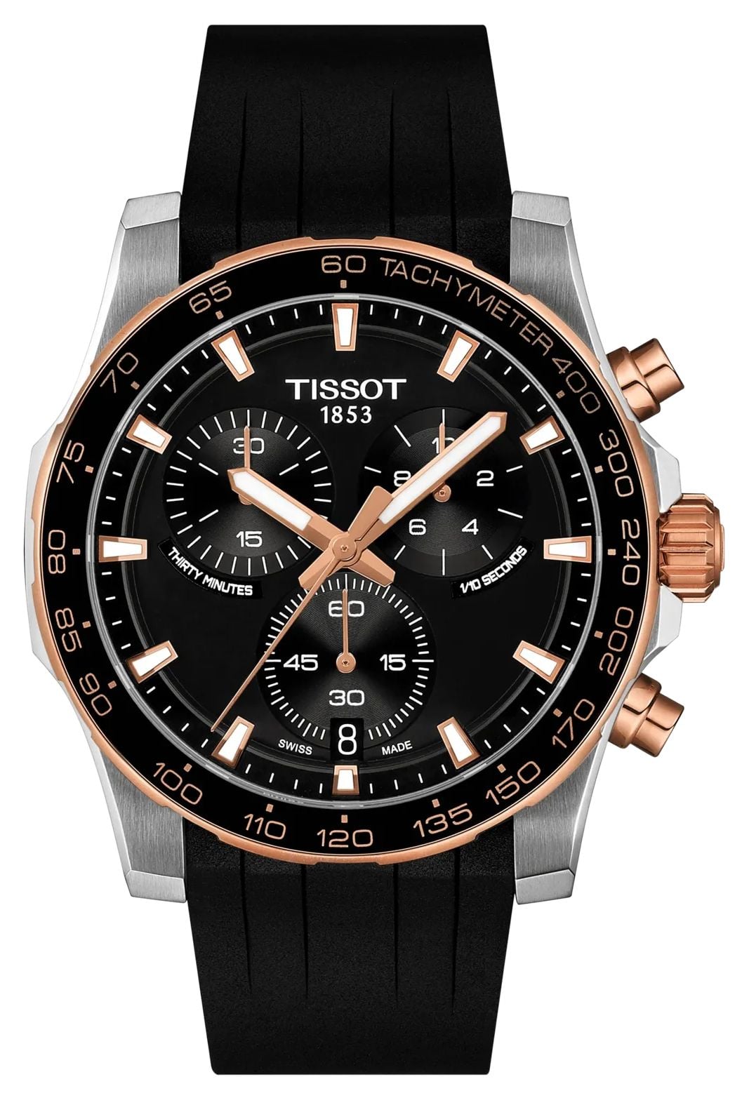Tissot T1254172705100 Supersport Chrono (42mm) Black Sunray Watch