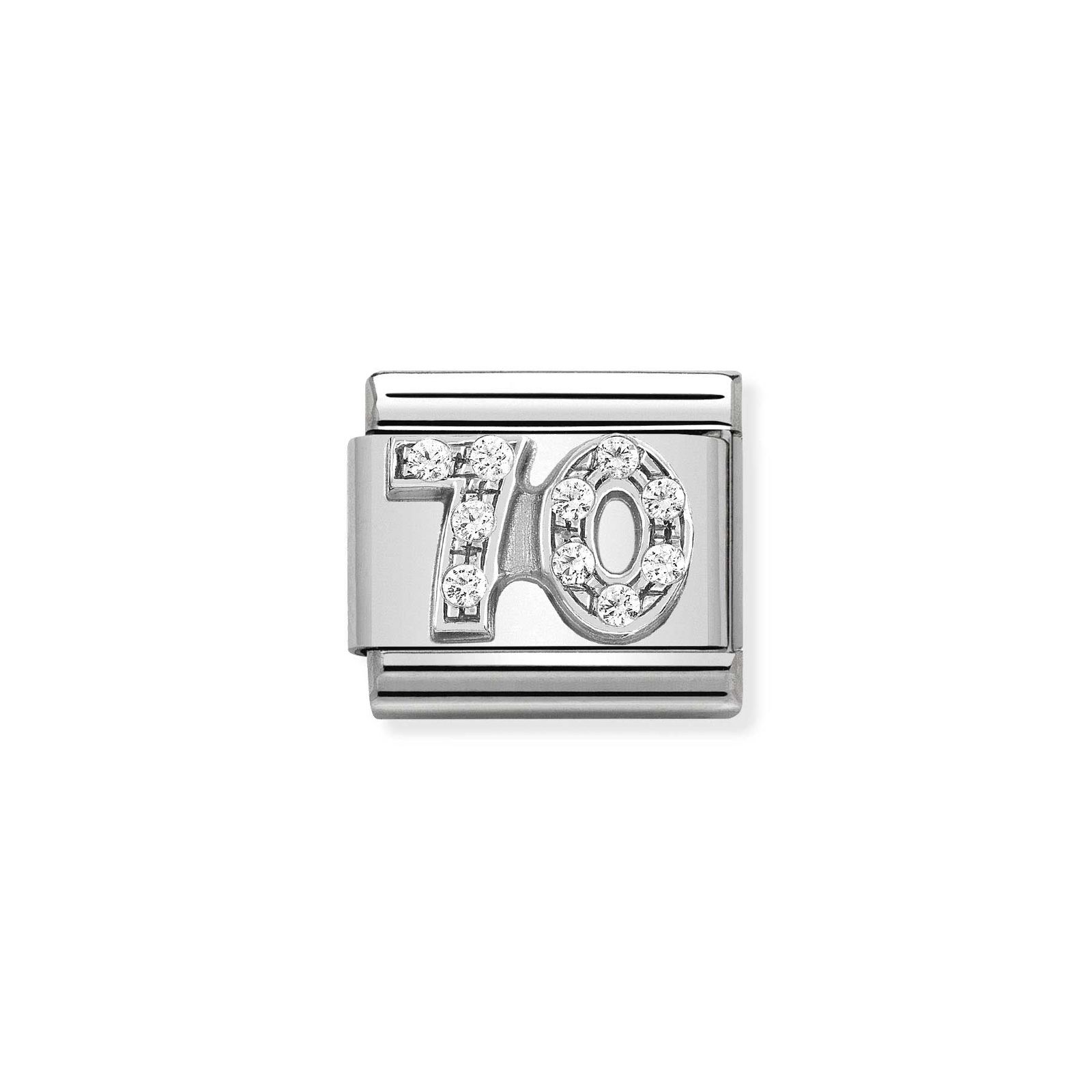 Nomination 330304/33 Composable CL SYMBOLS Steel Cubic Jewellery