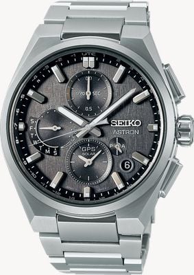 Seiko Astron GPS Solar 5X Dual-Time Chronograph In Celestial SSH163J1