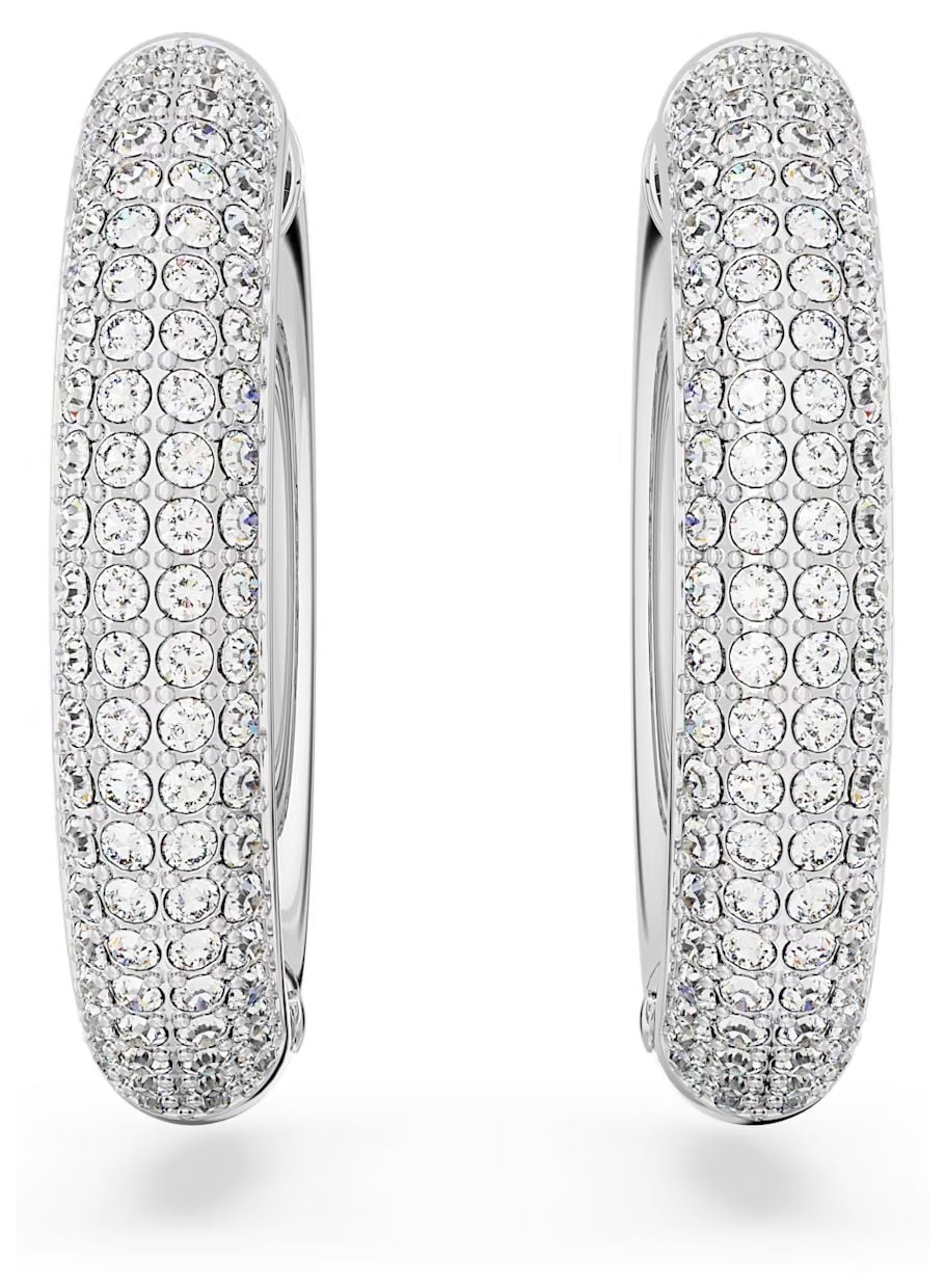 Swarovski 5651392 Dextera Hoop Earrings | Rhodium Plated | Jewellery