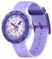 Flik Flak Children's Girls Purple GALOXOLOGY Themed Silicone Strap Quartz FCSP135