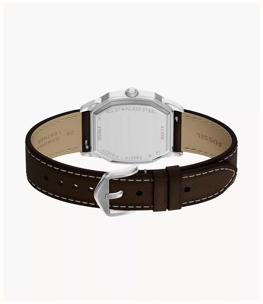 Fossil Harlow 33 mm Three-Hand Brown Leather FS6214 - alternate view 4