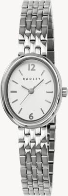 Radley Oval Three-Hand Quartz (21.5mm) White Dial / Stainless Steel Bracelet RY4691