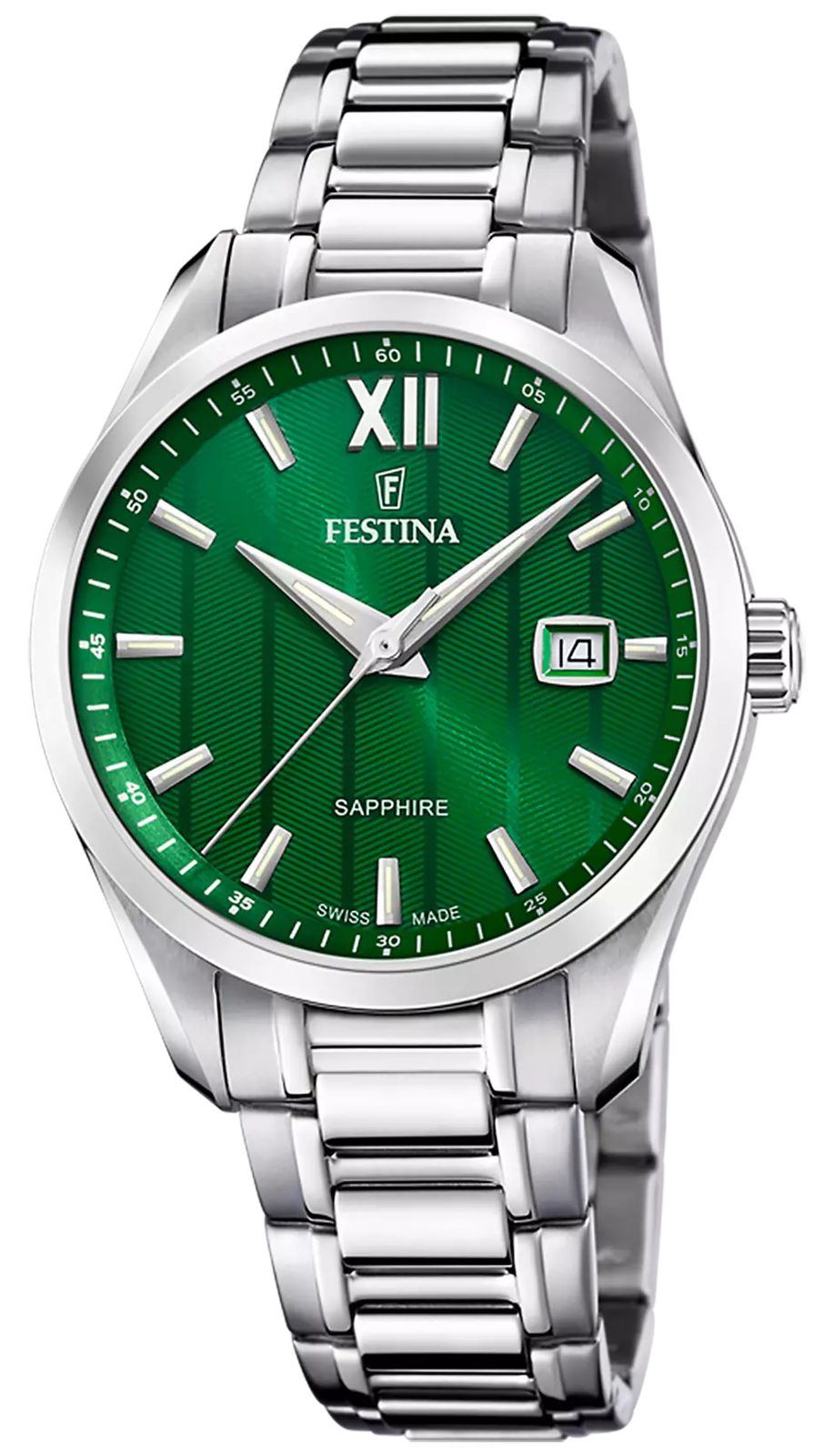 Festina F20026/3 Swiss Made Classic Quartz (37.5mm) Green Watch