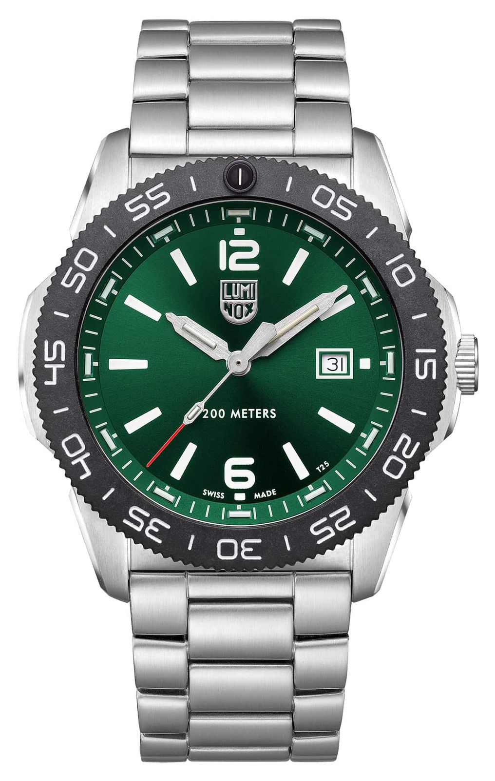Luminox XS.3137 Pacific Diver | Green Dial | Stainless Steel Watch