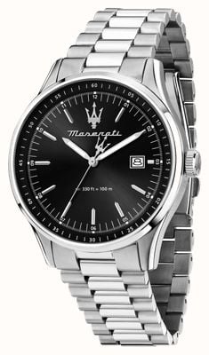 Maserati Men's Sorpasso (42mm) Black Dial / Stainless Steel Bracelet R8853124003